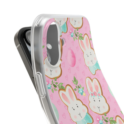 Bunny Blossom iPhone 16 Plus Case - Soft