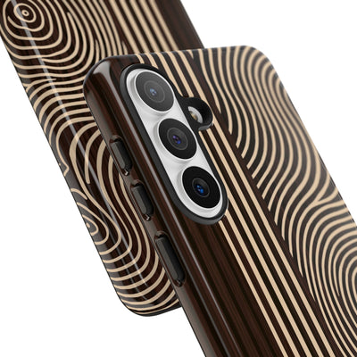 Brown Tough Phone Case for Samsung - Espresso Sand Ridge