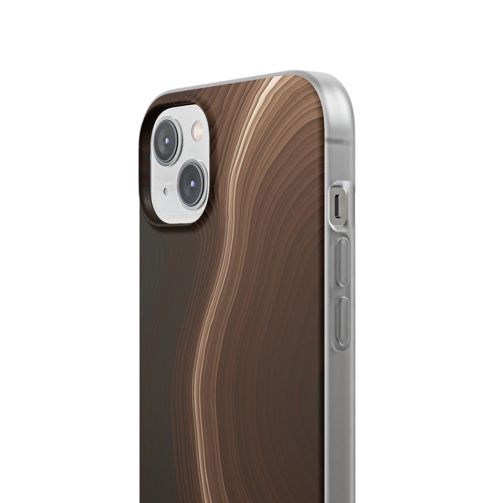 Brown Lite Phone Case for iPhone - Bronzed Canyon Relief