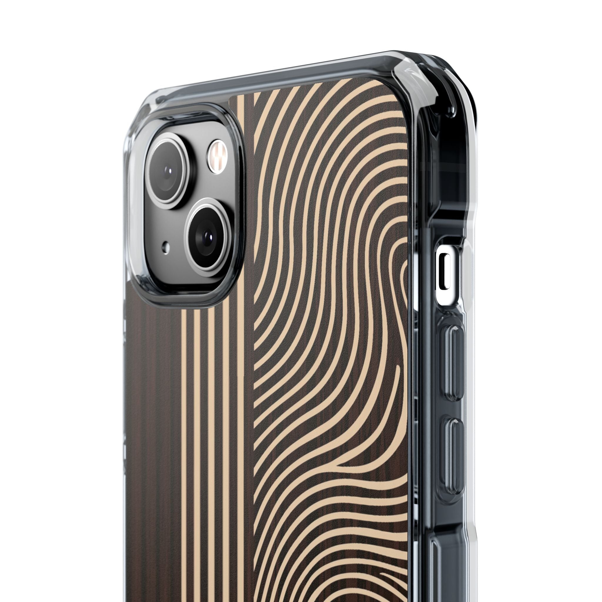 Brown Impact MagSafe Phone Case for iPhone - Espresso Sand Ridge