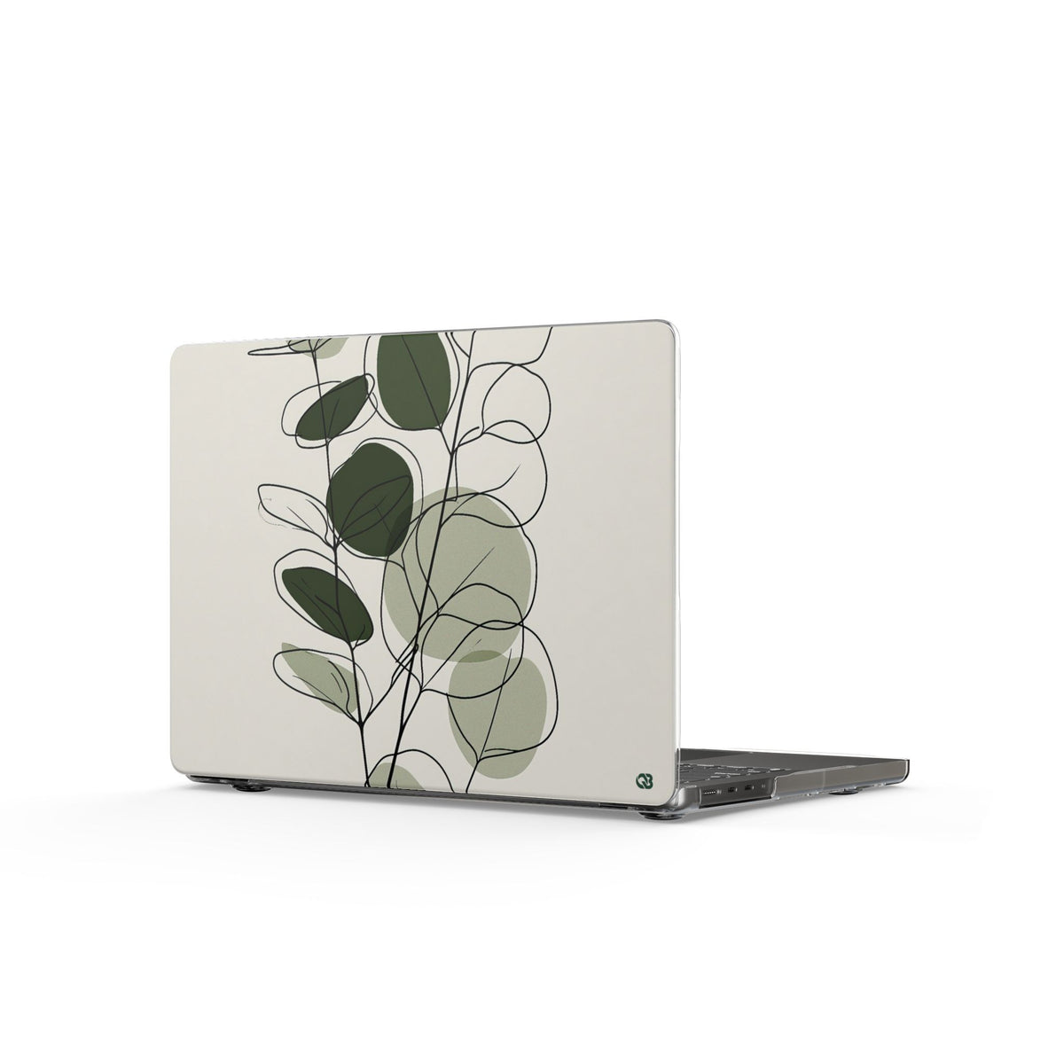 Eucalyptus Foliage Study · Clear Hard Case for MacBook · Green