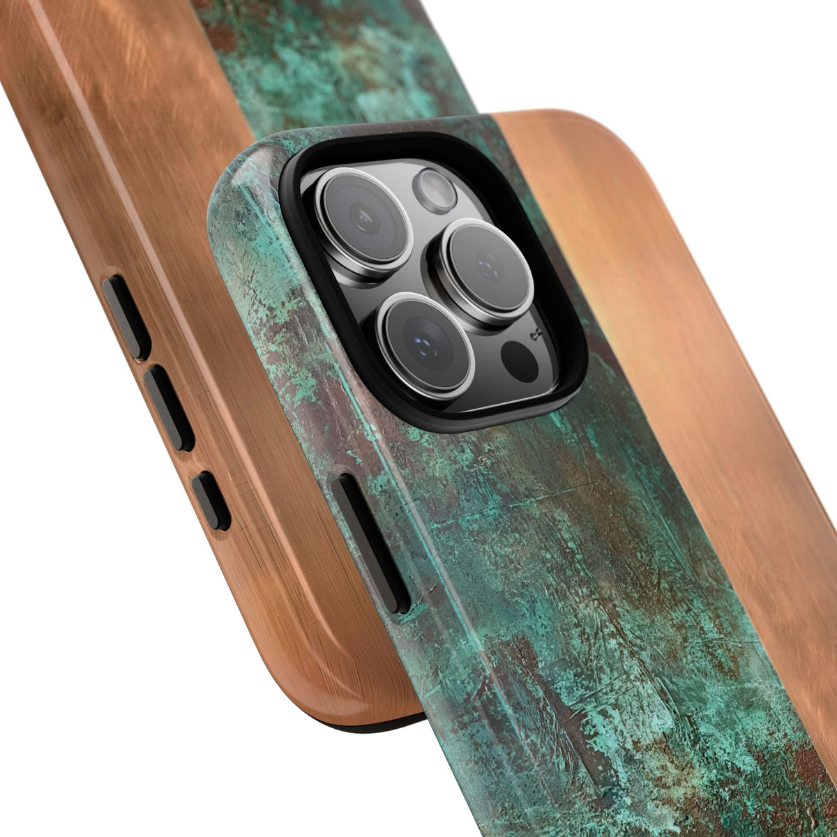 Oxidized Copper Patina · Tough Phone Case for iPhone · Green