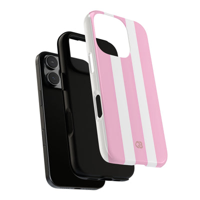 Soft Pink Stripe · Tough Coque de téléphone pour iPhone