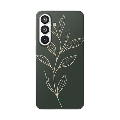 Green Lite Phone Case for Samsung - Deep Moss Willow