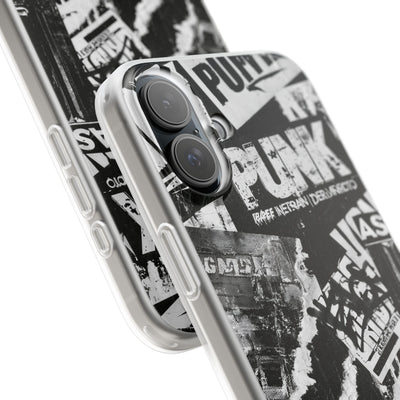 Underground Punk Collage · Lite Phone Case for iPhone ·  Black