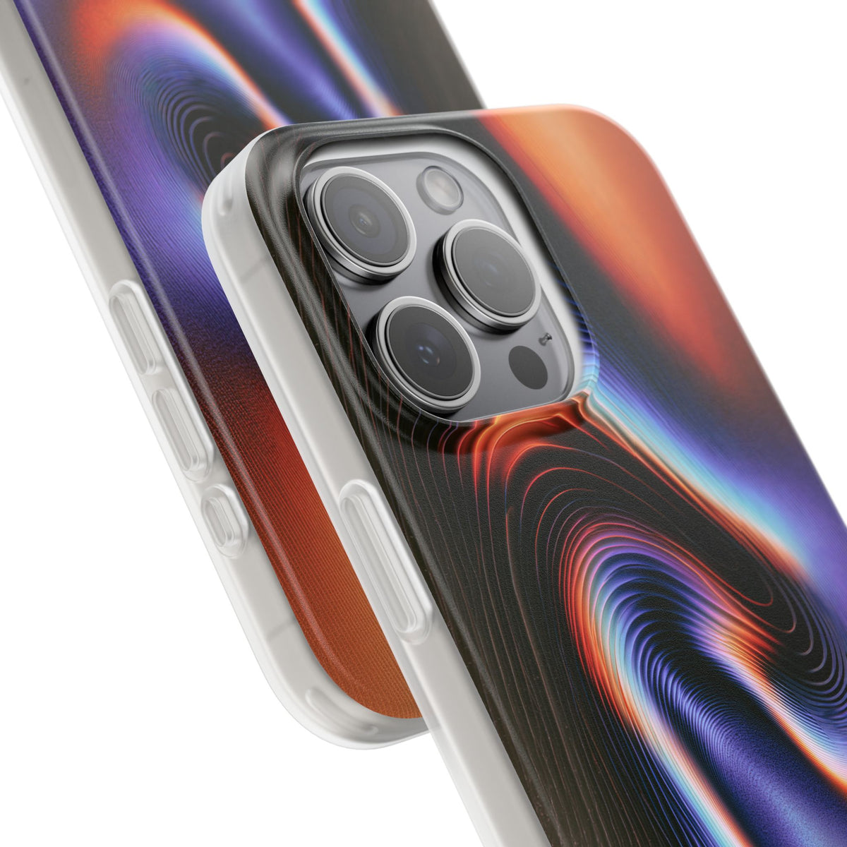 Prismatic Resonance · Lite Phone Case for iPhone ·  Purple