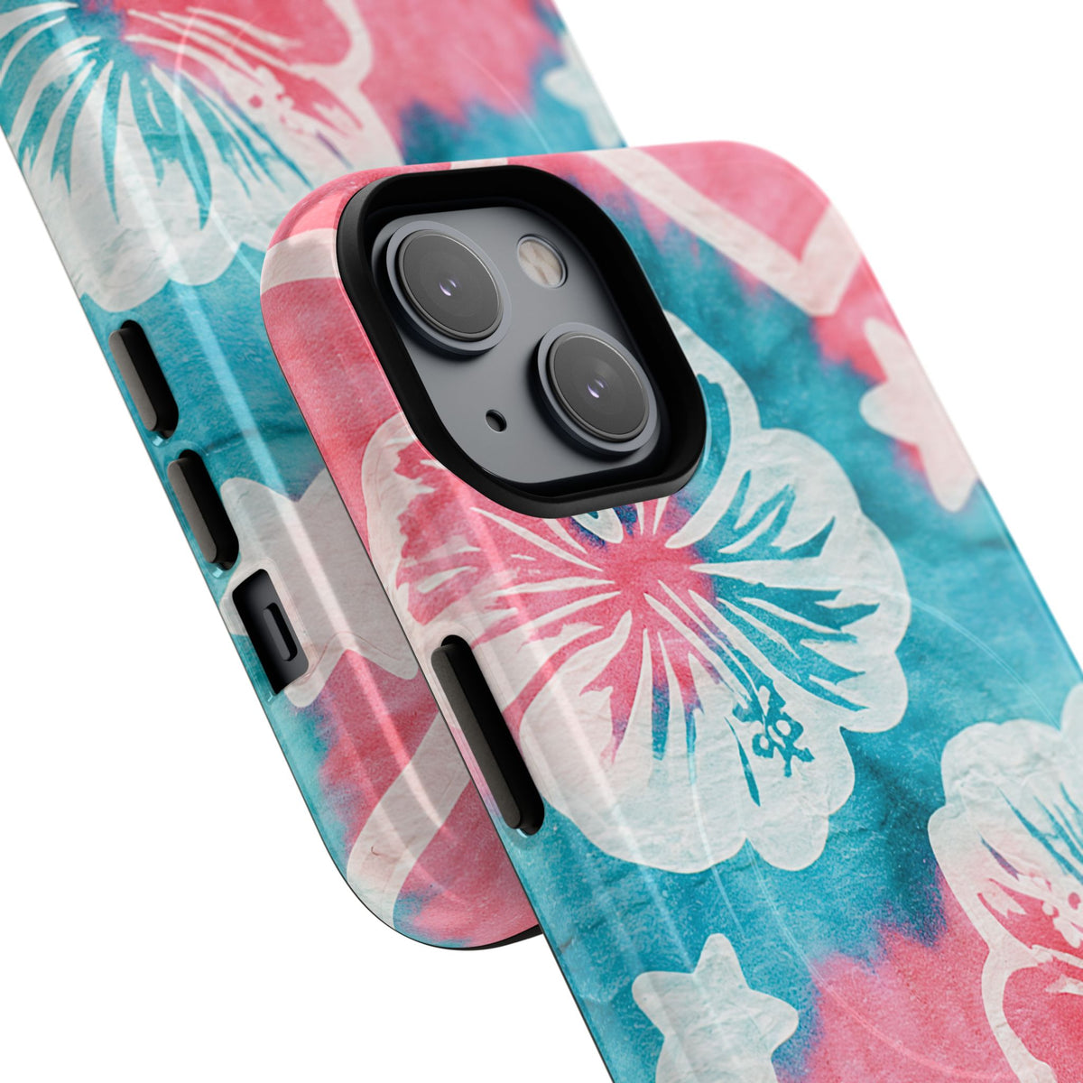 Tropical Hibiscus Bloom · Tough 2.0 Magnetic Phone Case for iPhone · Teal