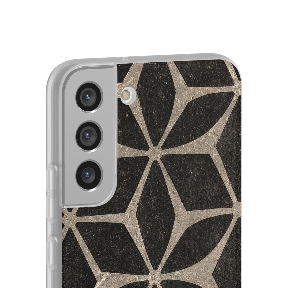 Concrete Mosaic Star · Lite Phone Case for Samsung · Black