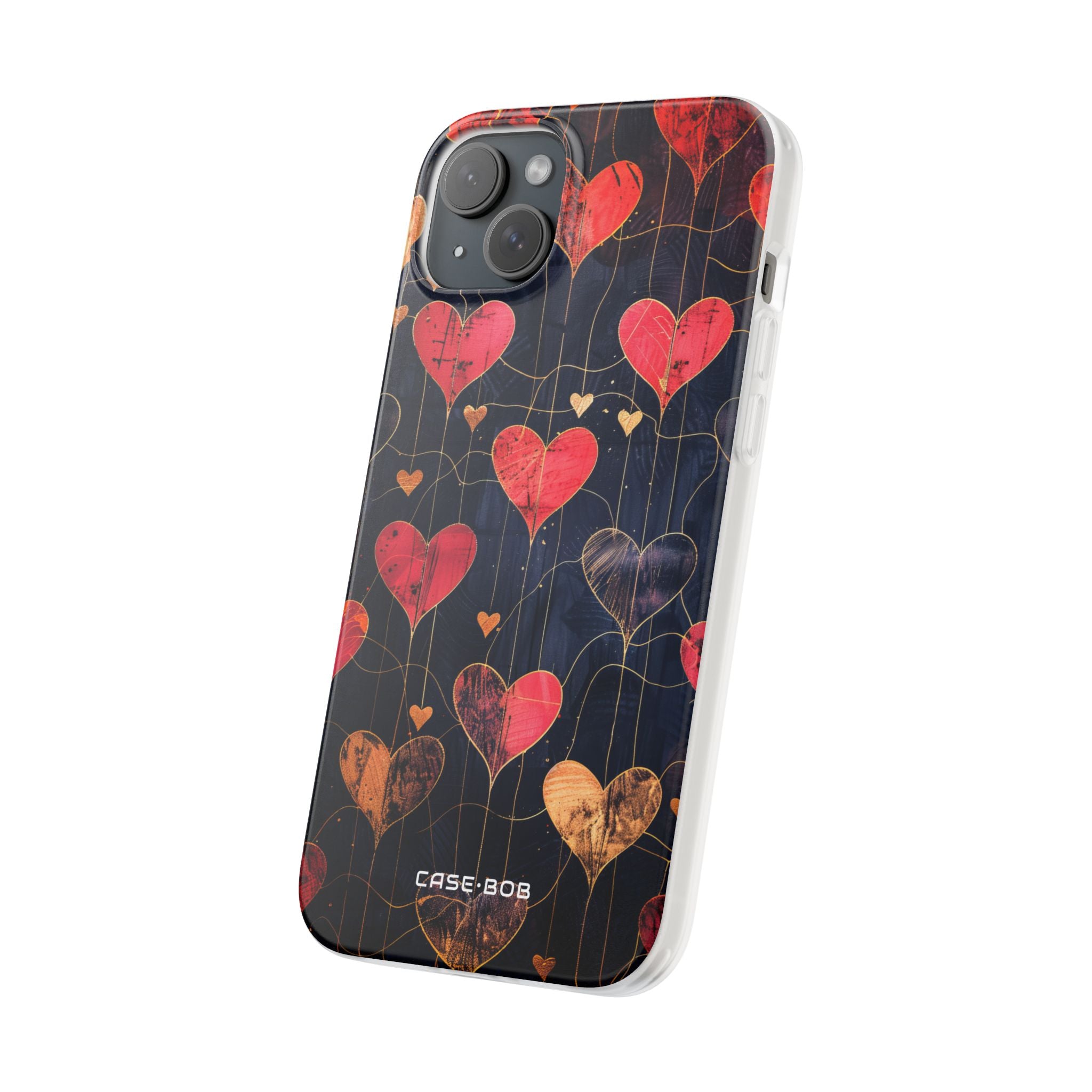 Golden Hearts Network iPhone 15 Plus Case - Soft
