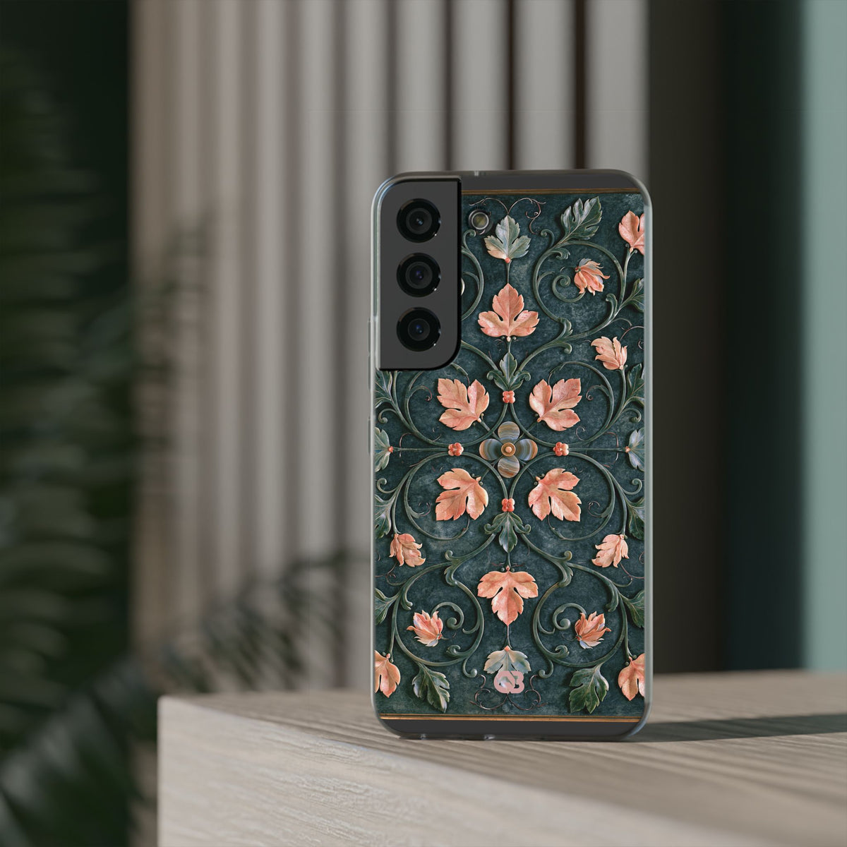 Florentine Rose Arabesque · Lite Phone Case for Samsung · Green
