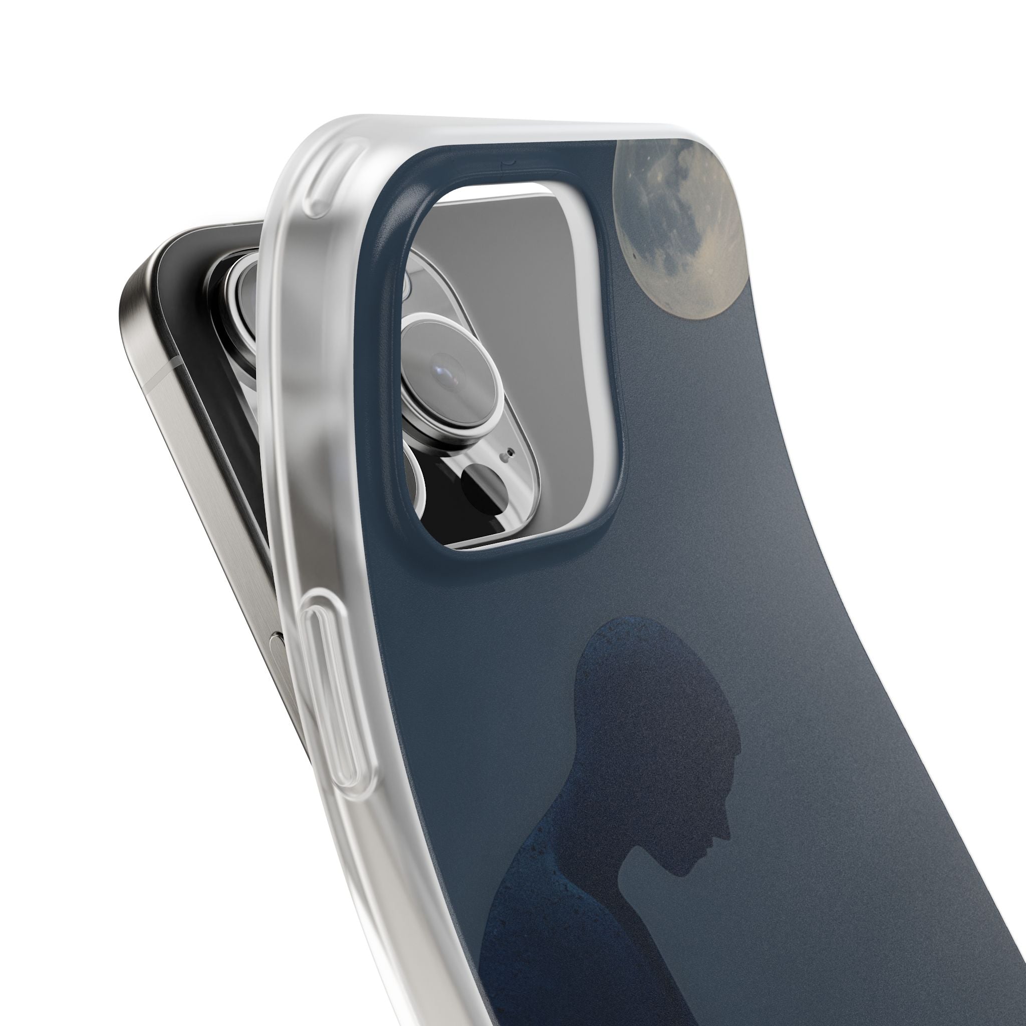Moonlit Contemplation iPhone 16 Pro Max Case - Soft