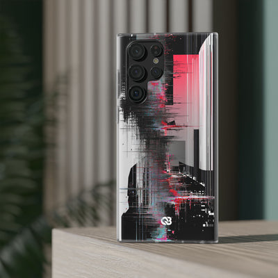 Black Lite Phone Case for Samsung - Crimson Data Leak