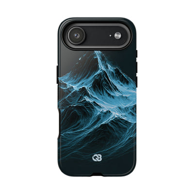 Nordic Frost Peak · Tough Phone Case for iPhone · Blue