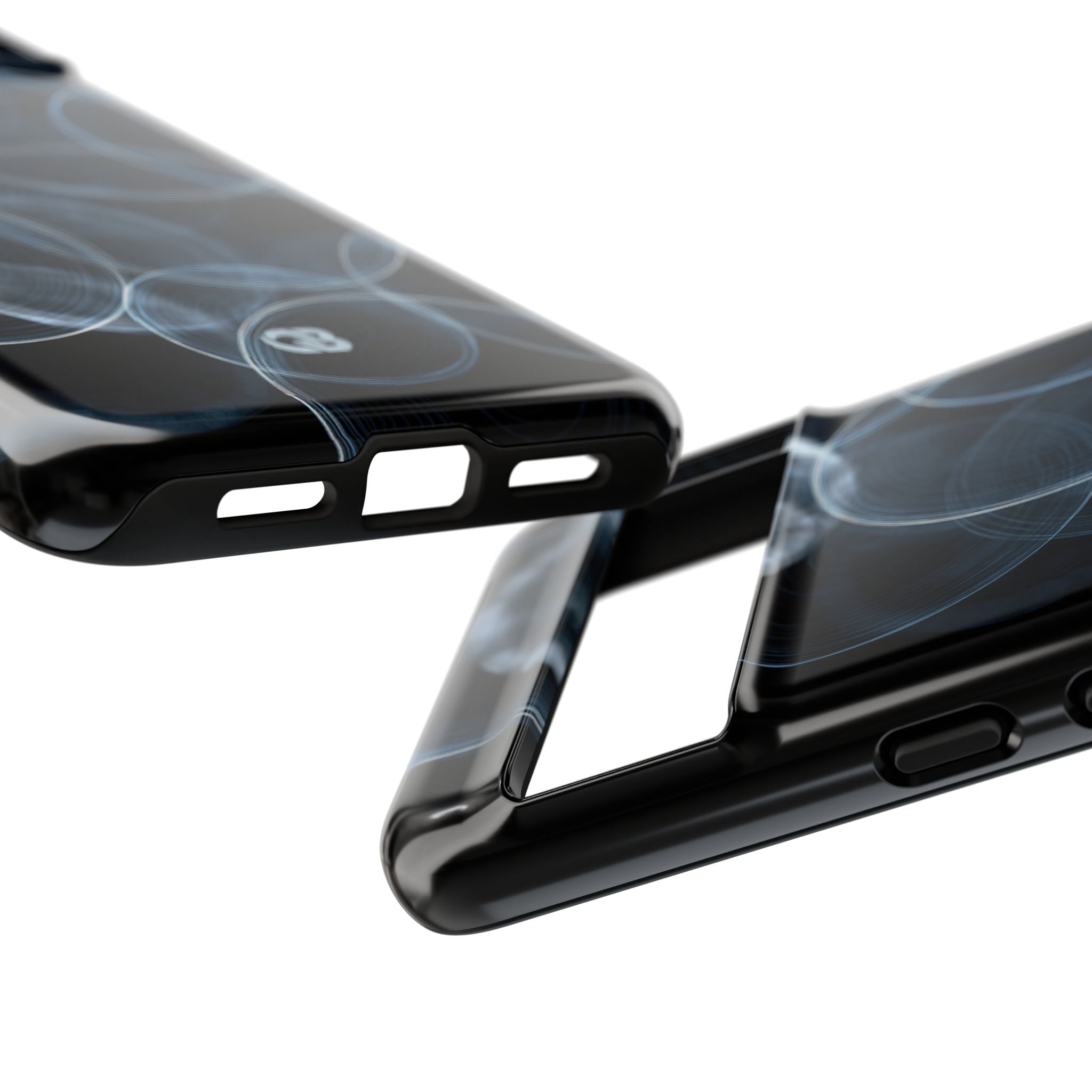 Blue Tough Phone Case for Google Pixel - Cyan Pulse Ripple