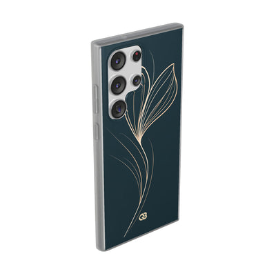 Teal Lite Phone Case for Samsung - Sandstone Silk Flora