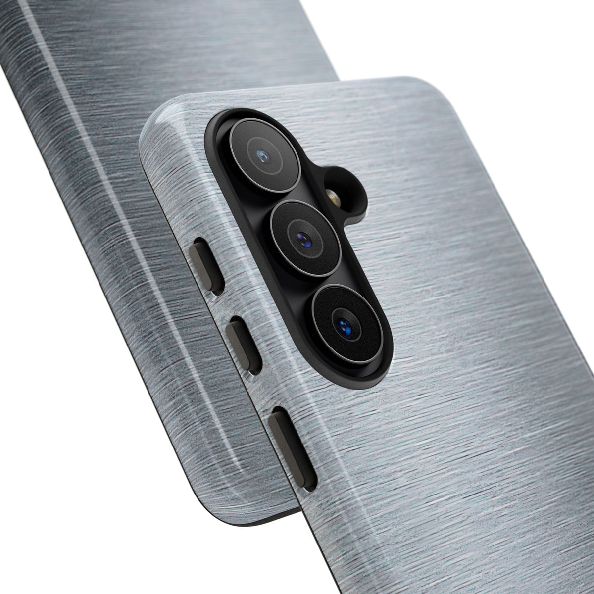 Brushed Aluminum · Tough Phone Case for Samsung · Silver