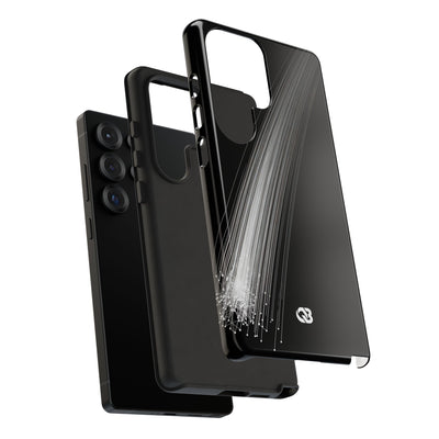 Black Tough Phone Case for Samsung - Linear Velocity Beam
