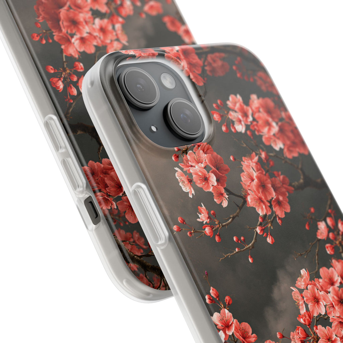 Dark Sakura Nocturne · Lite Phone Case for iPhone ·  Black