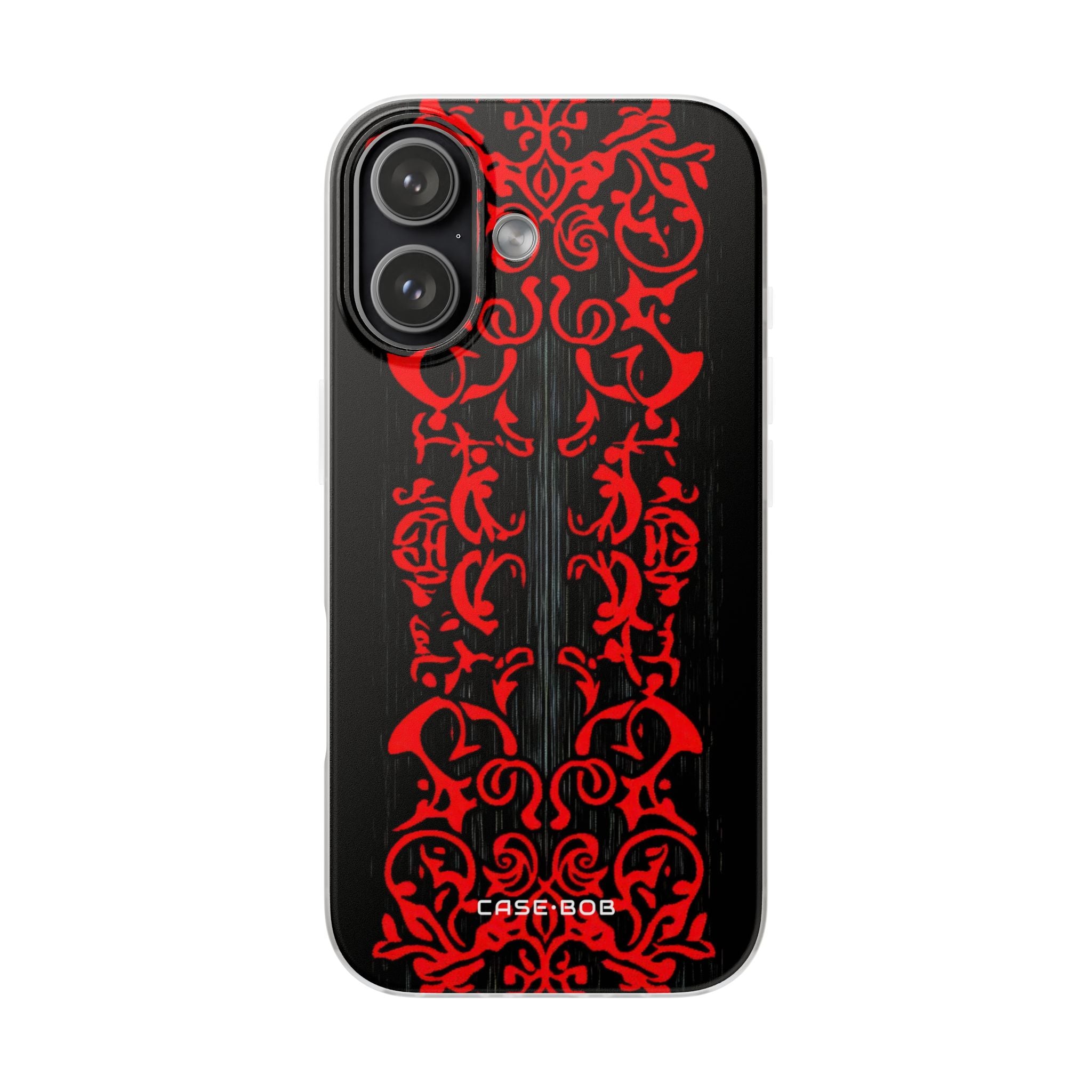 Crimson Spiral iPhone 17 Case - Soft - CASE•BOB