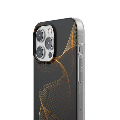 Gold Lite Phone Case for iPhone - Burnished Bronze Helix