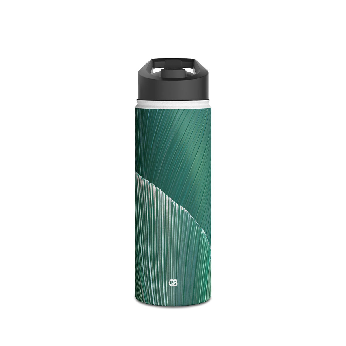 Translucent Fan Palm · Insulated Water Bottle · Teal