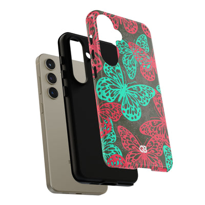 Electric Papillon · Tough Phone Case for Samsung · Pink