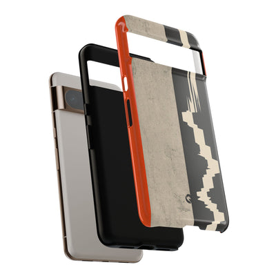 Orange Tough Phone Case for Google Pixel - Orange Monolith Rift