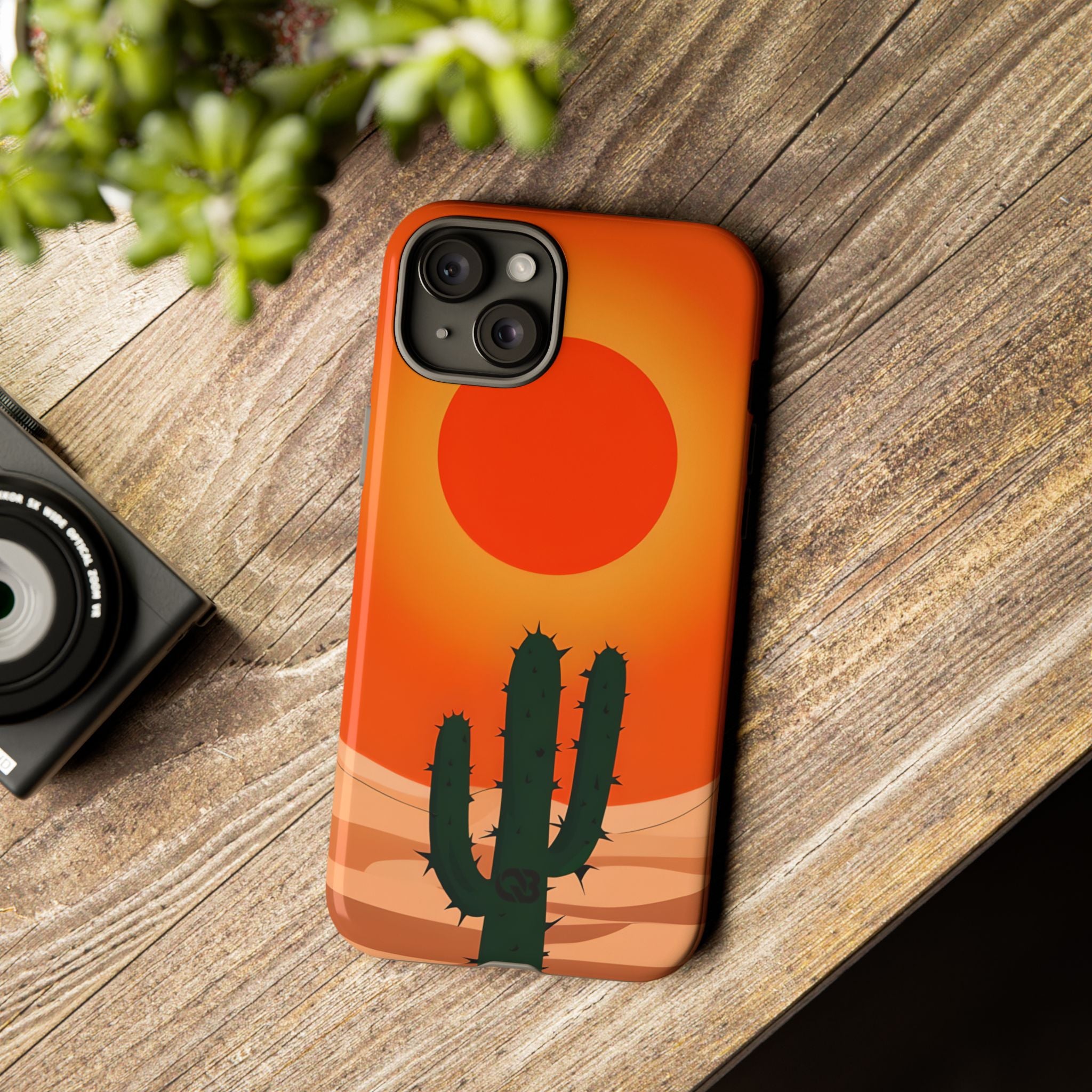 Scorched Saguaro Sunset · Tough Phone Case for iPhone