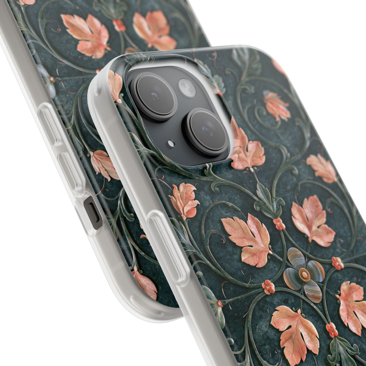 Florentine Rose Arabesque · Lite Phone Case for iPhone ·  Green