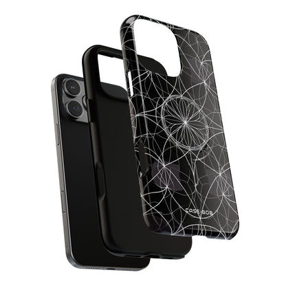 Strahlender Blütenblatt-Orbit iPhone 16 Pro Max Case - Tough+