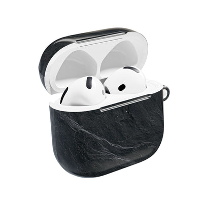 Dark Slate Strata · Hard Case for AirPods & AirPods Pro · Black