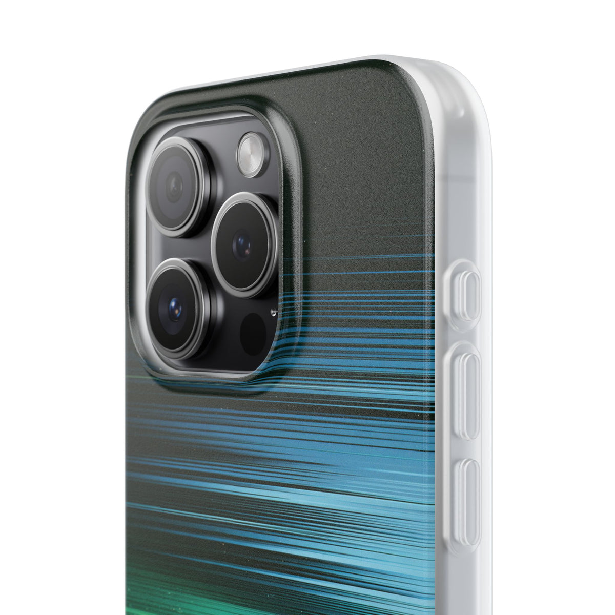 Digital Shoreline Drift · Lite Phone Case for iPhone ·  Teal