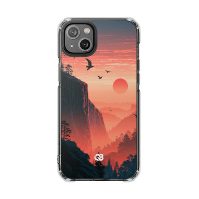 Orange Impact MagSafe Phone Case for iPhone - Crimson Ridge Flight