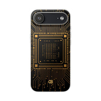 Gold Lite Phone Case for iPhone - Cyber Gold Processor