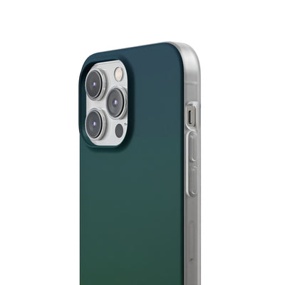 Green Lite Phone Case for iPhone - Midnight Pine Horizon