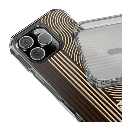 Brown Impact MagSafe Phone Case for iPhone - Espresso Sand Ridge