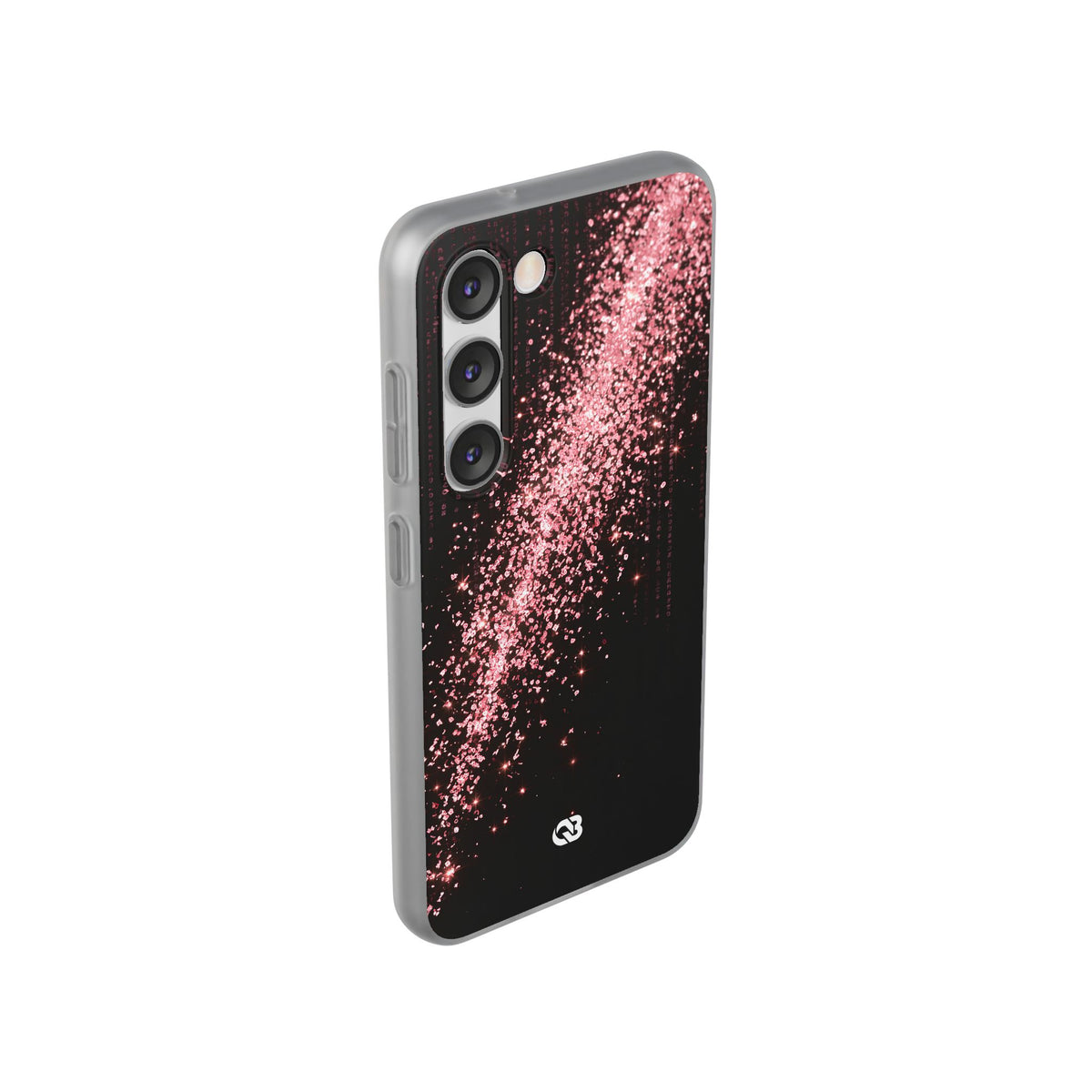 Rose Digital Cascade · Lite Phone Case for Samsung · Pink