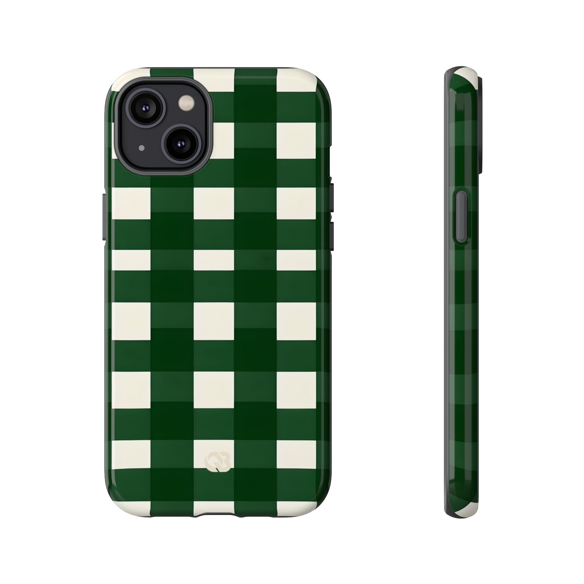 Hunter Green Plaid · Tough Phone Case for iPhone