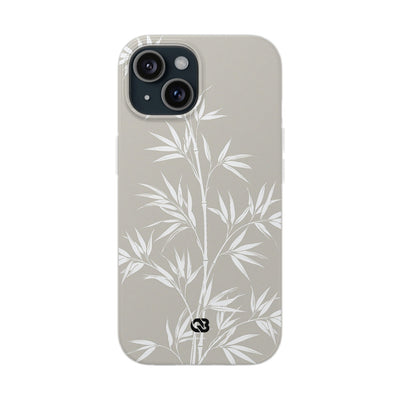 Beige Lite Phone Case for iPhone - Sandstone Bamboo Stalks