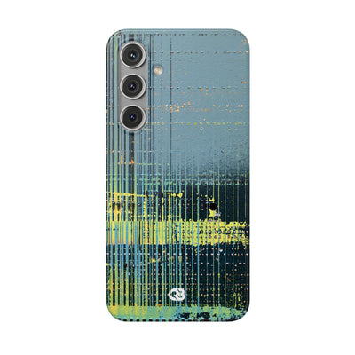 Acid Raster Circuit · Lite Phone Case for Samsung · Teal