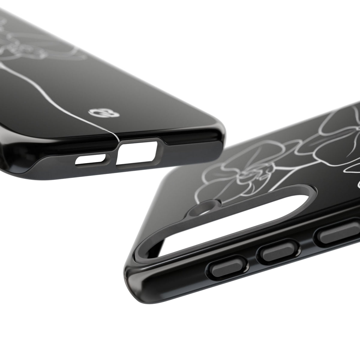 Midnight Orchid · Tough Phone Case for Samsung · Black