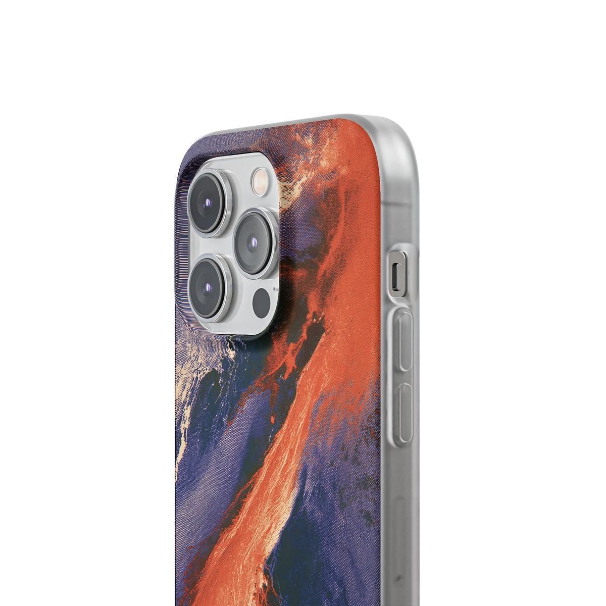 Solar Aura Drift · Lite Phone Case for iPhone ·  Orange