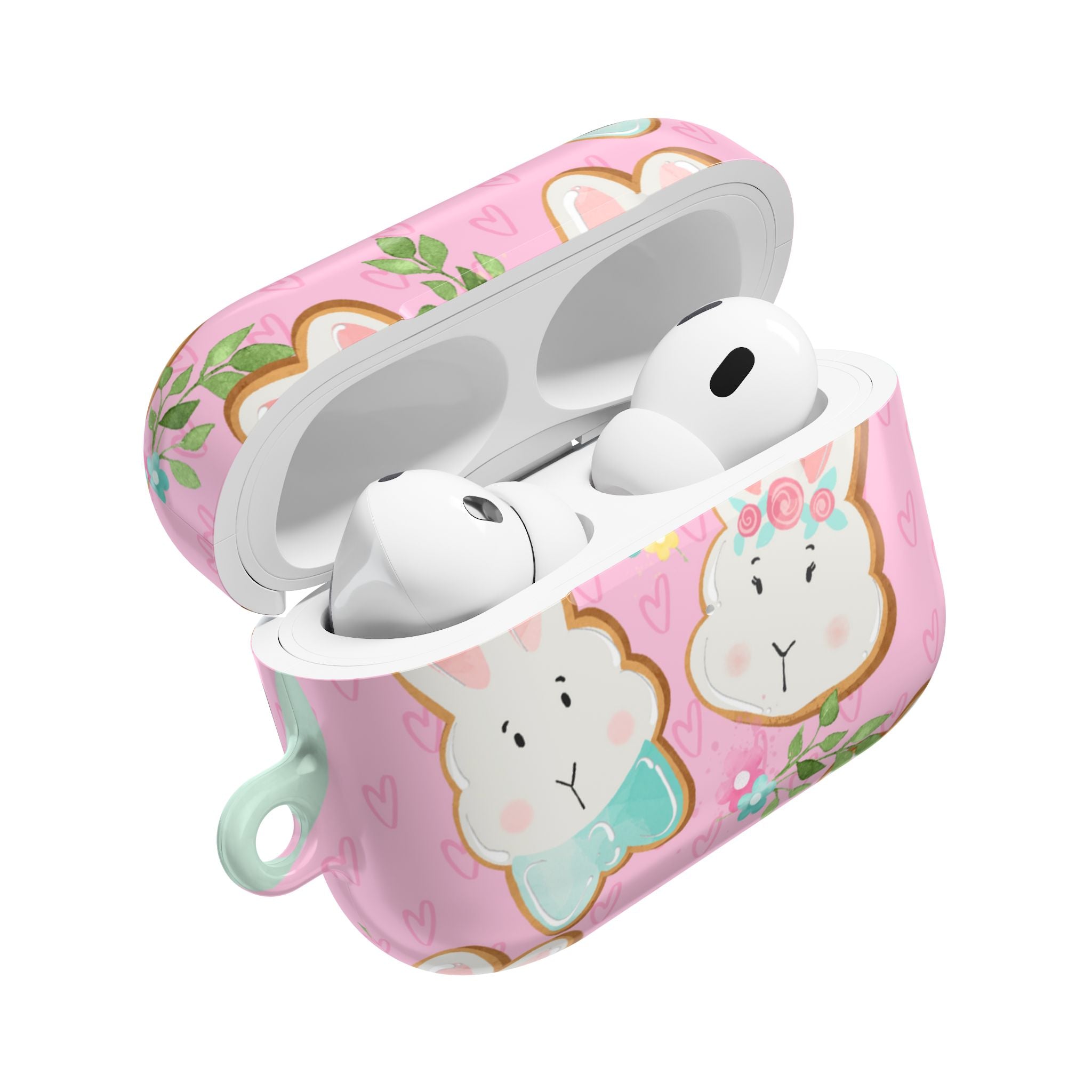 Blushing Bunny Bloom - AirPods Case