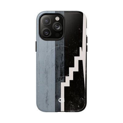 Grey Tough 2.0 Magsafe Phone Case for iPhone - Industrial Concrete Void