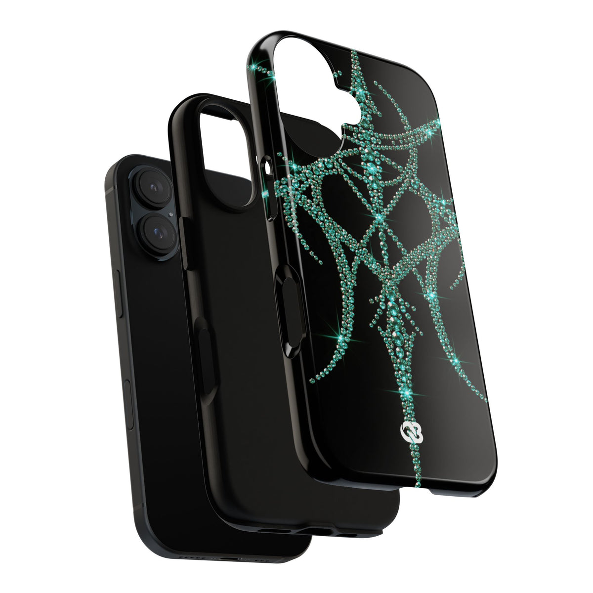 Teal Cyber Sigil · Tough Phone Case for iPhone · Teal