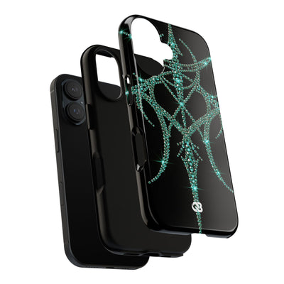 Teal Cyber Sigil · Tough Phone Case for iPhone · Teal