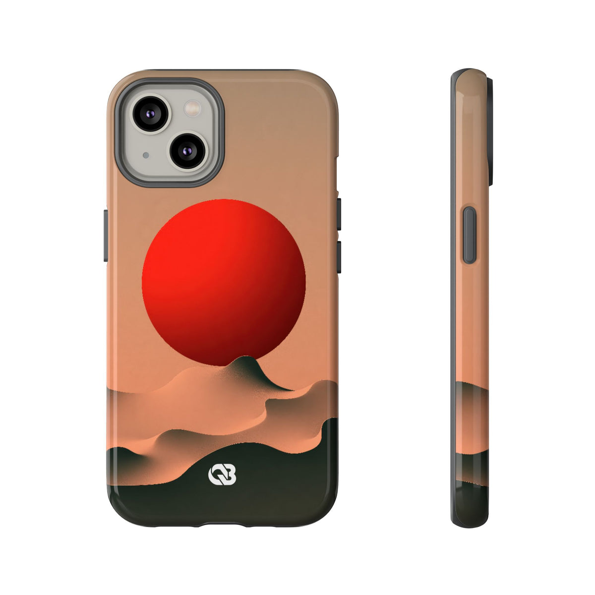 Crimson Sol Ridge · Tough Phone Case for iPhone · Red