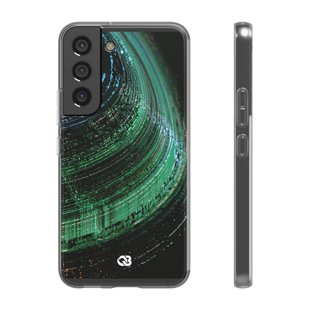 Orbital Data Stream · Lite Phone Case for Samsung · Green