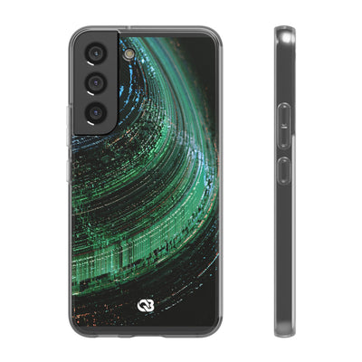 Orbital Data Stream · Lite Phone Case for Samsung · Green