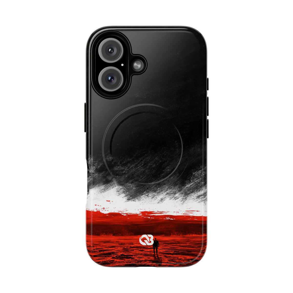 Crimson Horizon · Tough 2.0 Magnetic Phone Case for iPhone · Black